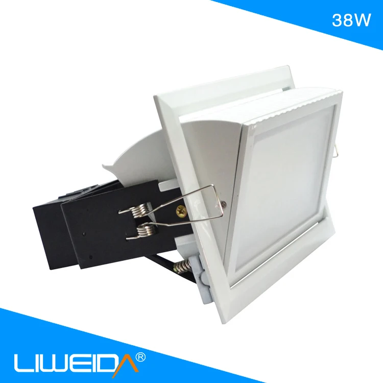 High power led panel lights ceiling down light 38w SMD LED Rectangular downlight