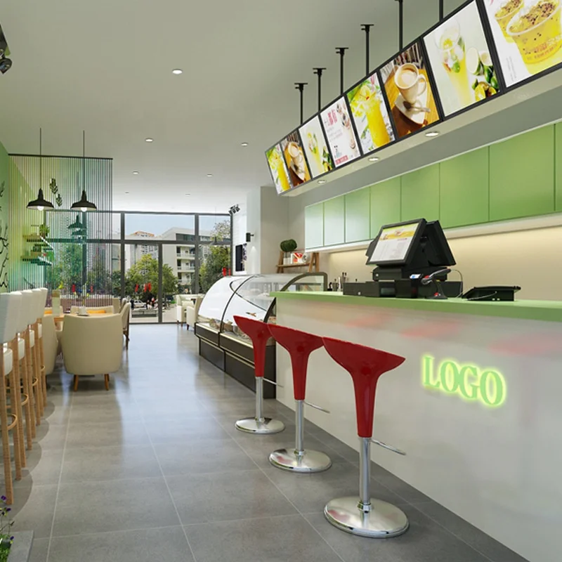 A1 Picture Insertion Slim LED Light Box Suspension hanging Menu light box For Restaurant advertising Display