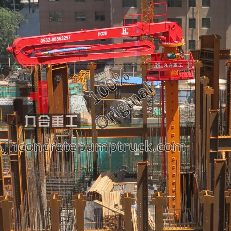 
Manufacturer Supply! 28M Hydraulic jacking/self climbing concrete placing boom concrete distributor for construction! 