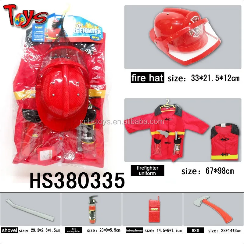 
high quality popular fireman costume kids 