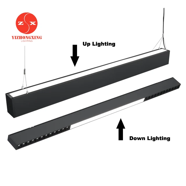 3570 up and down led linear light with reflector AC200-240V 100LM/W Lamp CE ROHS TUV