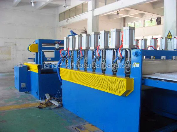 WPC indoor flooring interlock design wood grain floor machine/production line