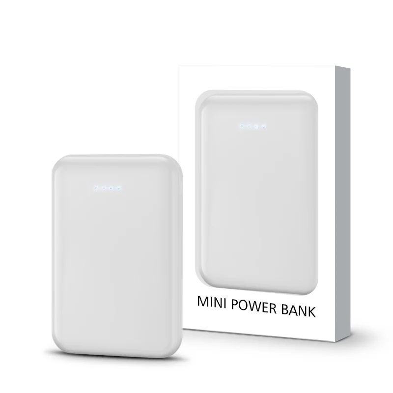 SOSLPAI 2022 new design mini power bank 5000 mAh slim dual usb output power bank