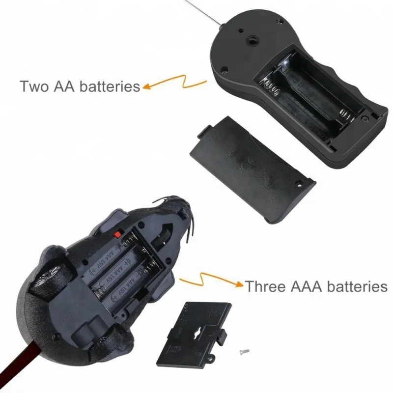 Best selling toys 2017 electric fur plush mouse cat mouse toy interactive remote control electric cat toys