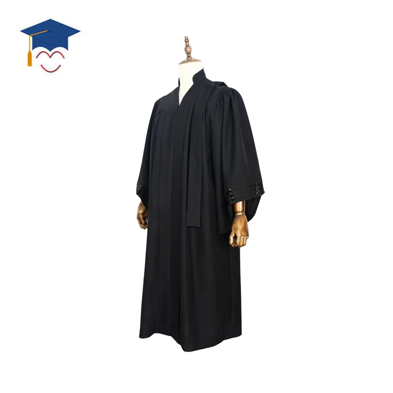 
2020 Classica Black matte lawyer robe/lawyer gown 