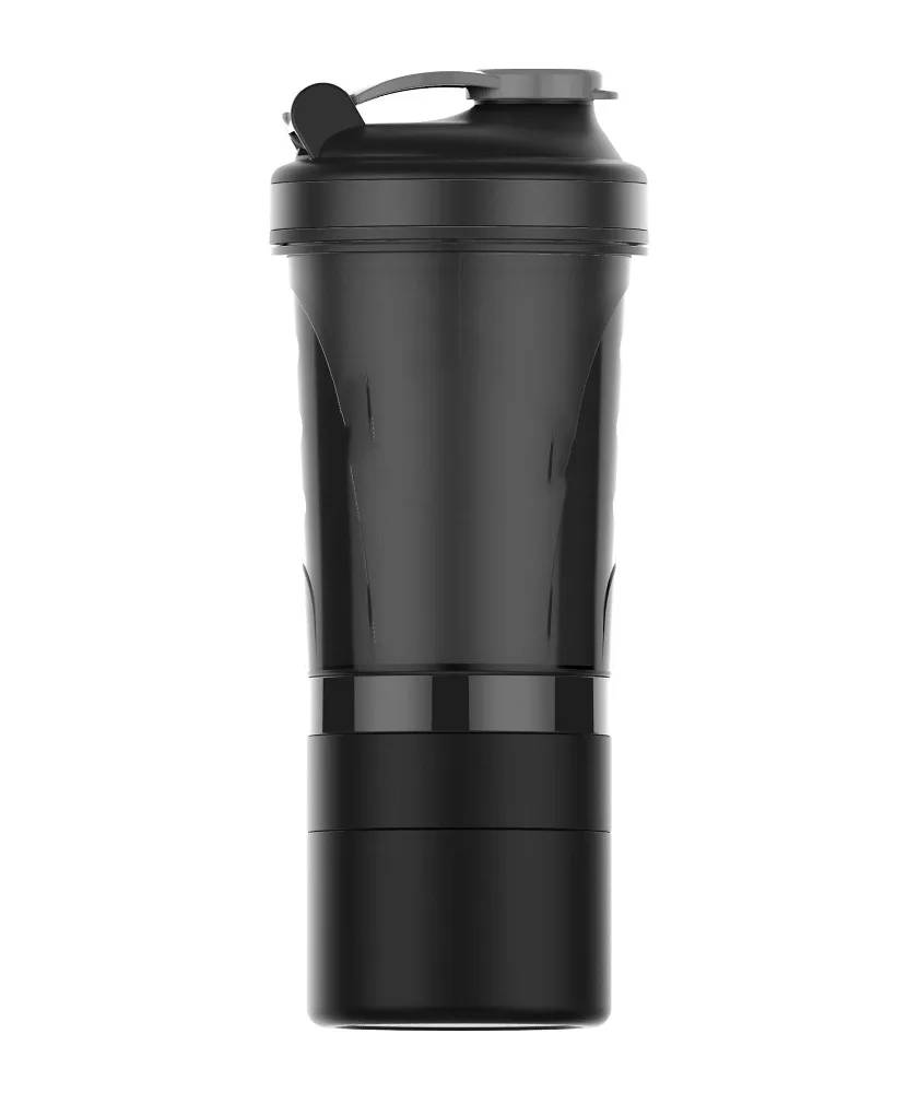 4 в 1 шейкеры для протеиновых коктейлей Бутылка Чашка дополнение радость шейкер идеально подходит для тренажерного зала фитнеса