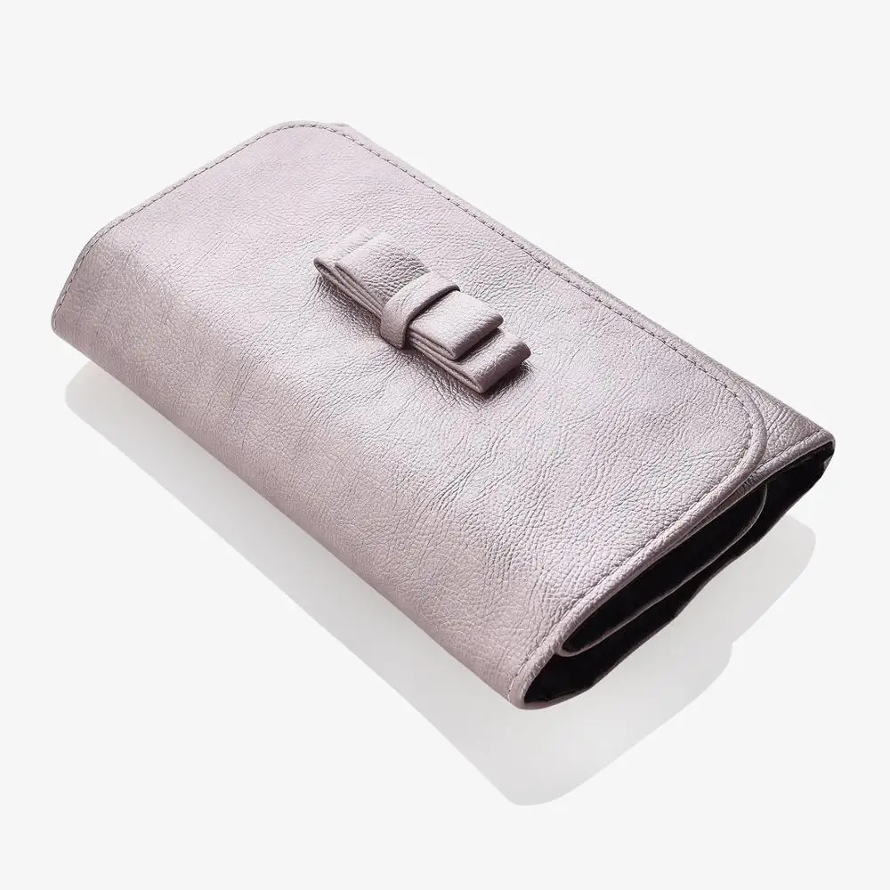 Makeup Brush Bag Rolling Case Pouch Holder 15 Pockets Cosmetics Bag