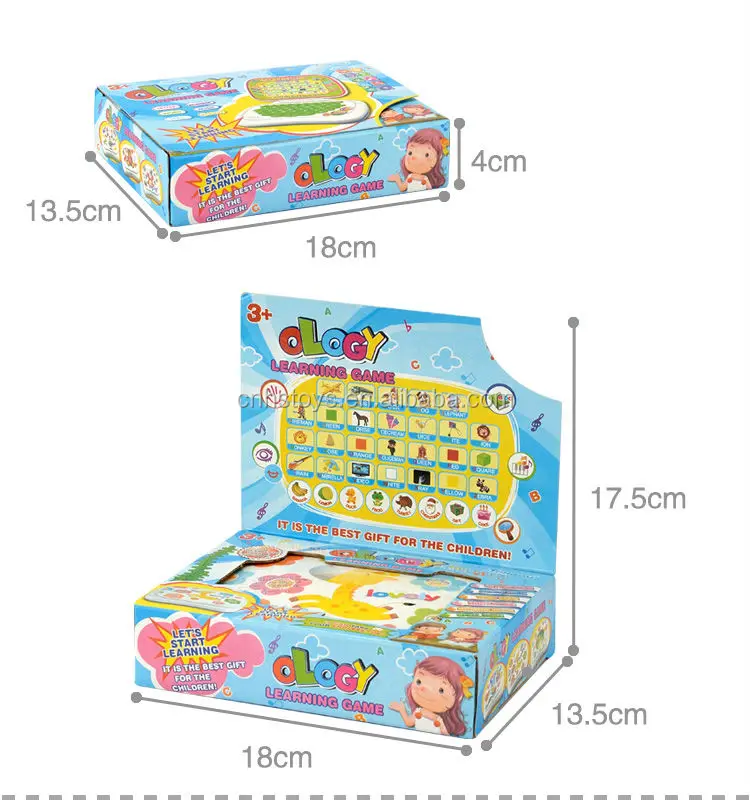 
Newest kid plastic children computer learning machine 