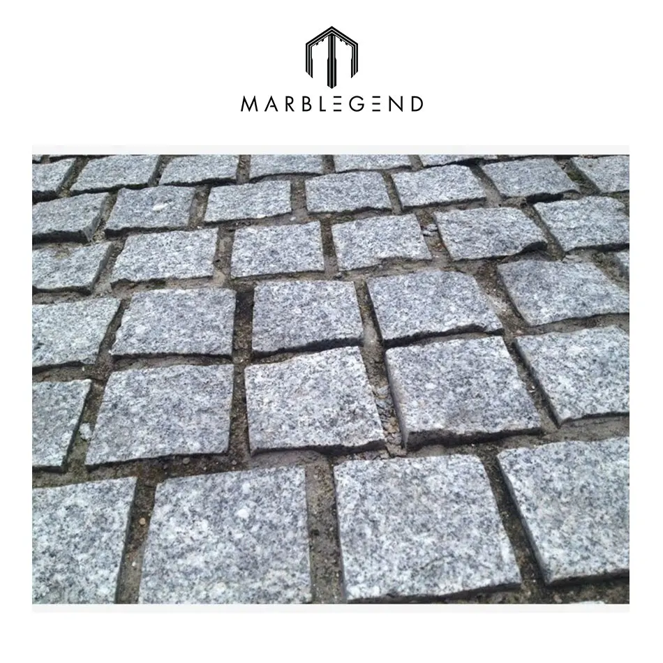 Недорогие гранитные брусчатые камни для наружной дорожки