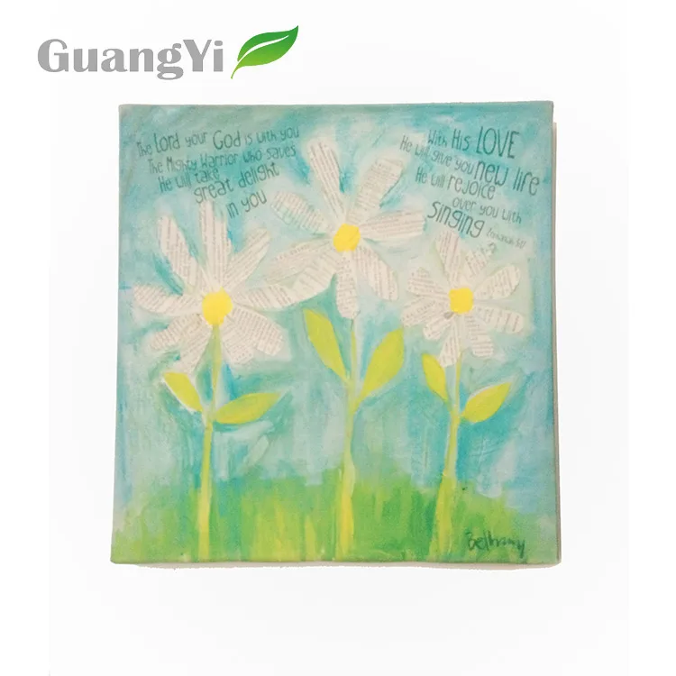 Высокое качество довольно с цветочным принтом Office для дома wall рельефные украшения