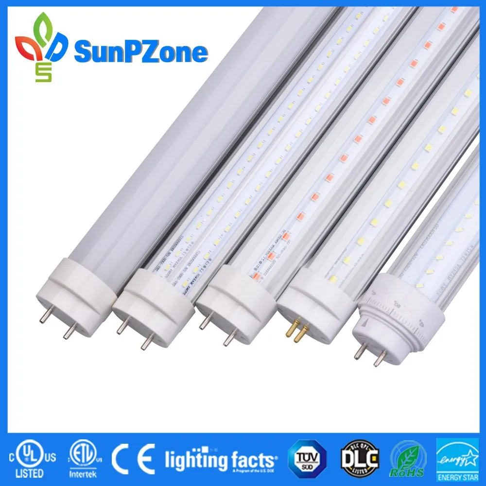 100-277Vac DLC ETL Ballast Compatible T8 led tube