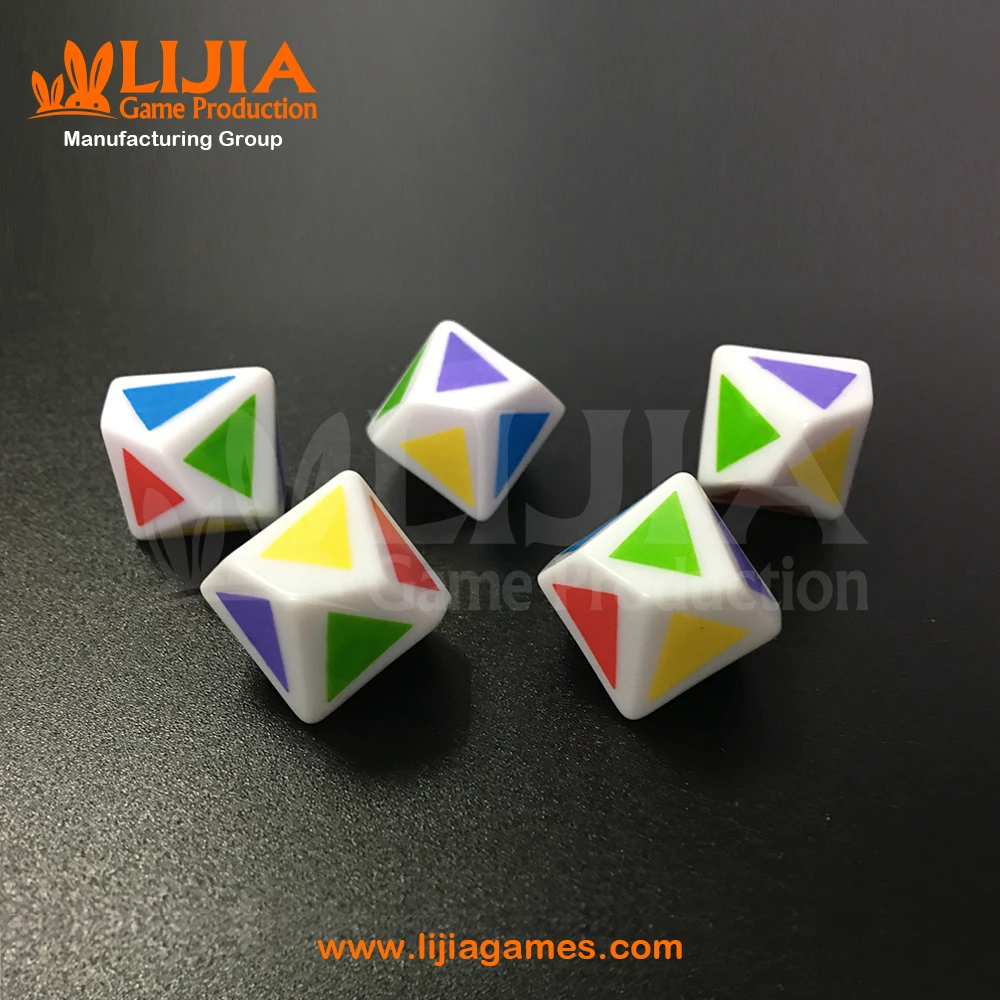High quality durable customized engraving game plastic wooden polyhedral granite custom dices