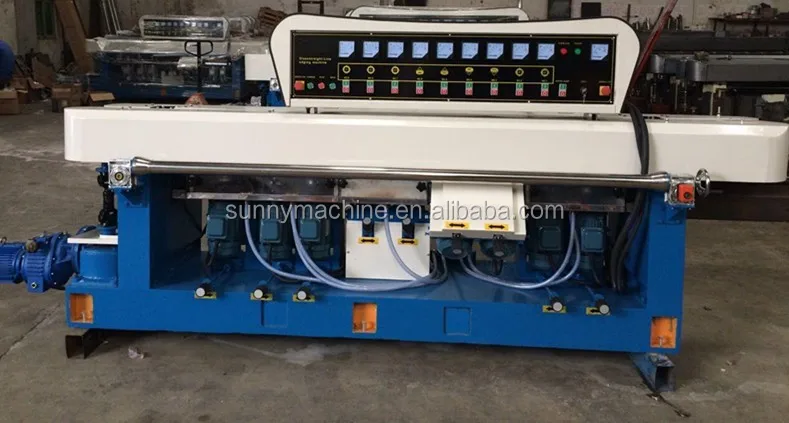 vertical straight-line Glass Edging Machine/ Glass Polishing Machine with PLC control