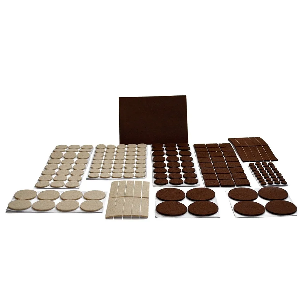 Оптовая продажа, самоклеящиеся подкладки из войлока для ножек стола стула