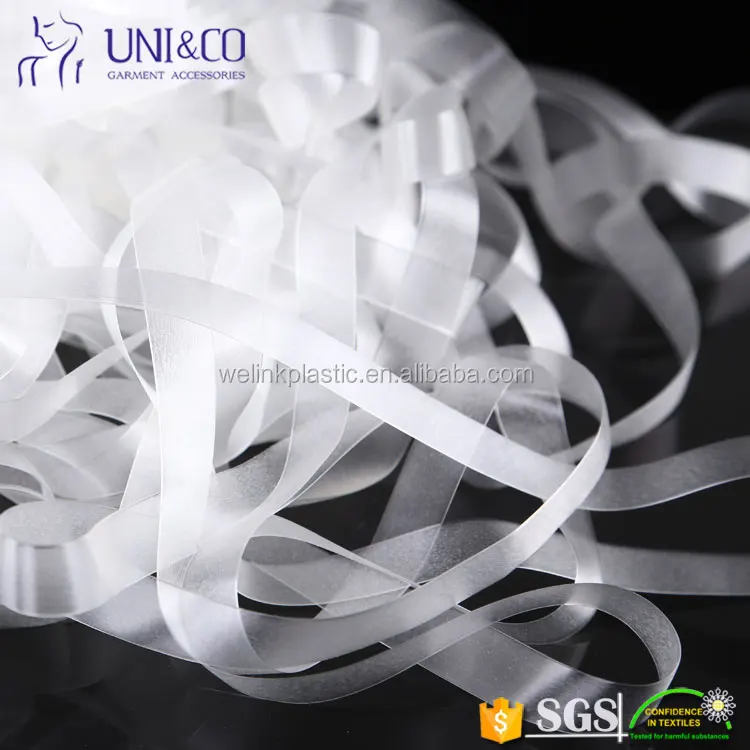 TPU Clear Invisible Elastic Transparent Bra Strap Silicone Mobilon TPU Tape