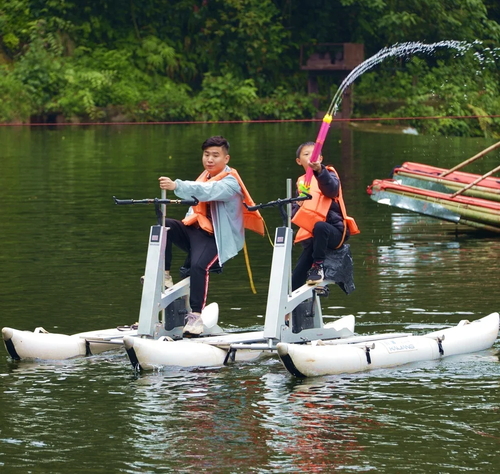 Two Riders Pedal Boats Water Bikes Water Bicycle Water Bikes for sale