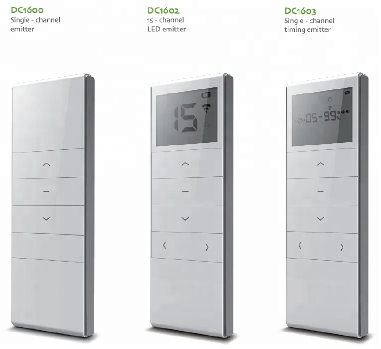 Wireless timing control emitter, DC1603 single channel timer handheld RF remote controller  Roller Blind Motor Remote Control