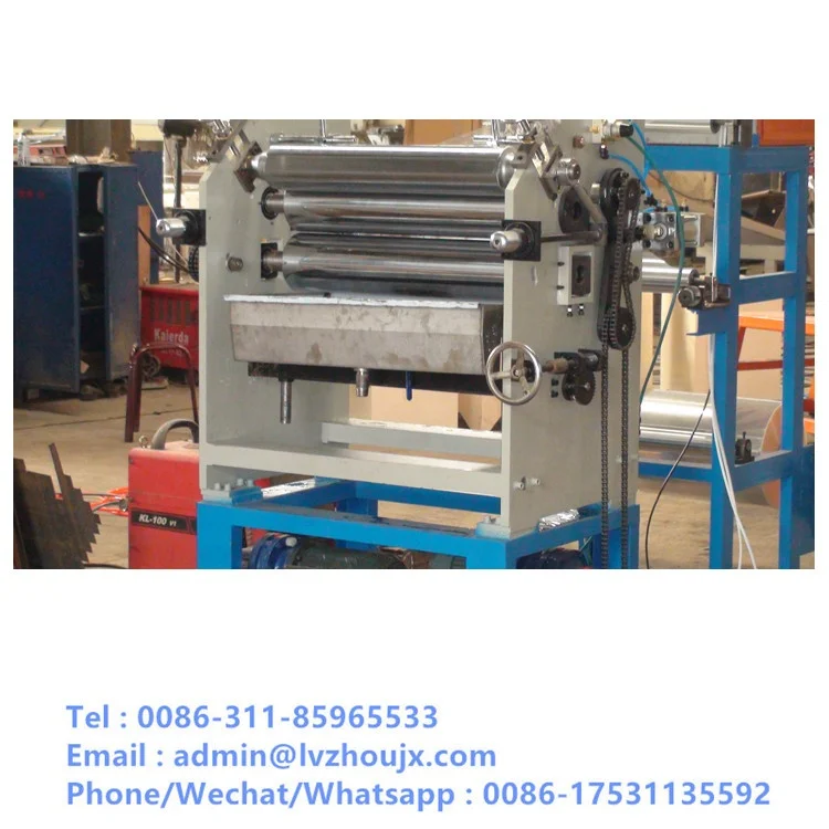 500mm width opp tape jumbo roll coating machine, opp tape jumbo roll making machine