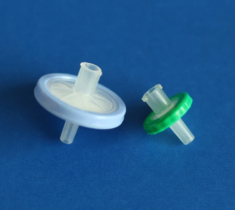 MCE/CN-CA PP PTFE Nylon PES PVDF GF membrane 13 25 33mm Syringe Filter with female luer lock fitting