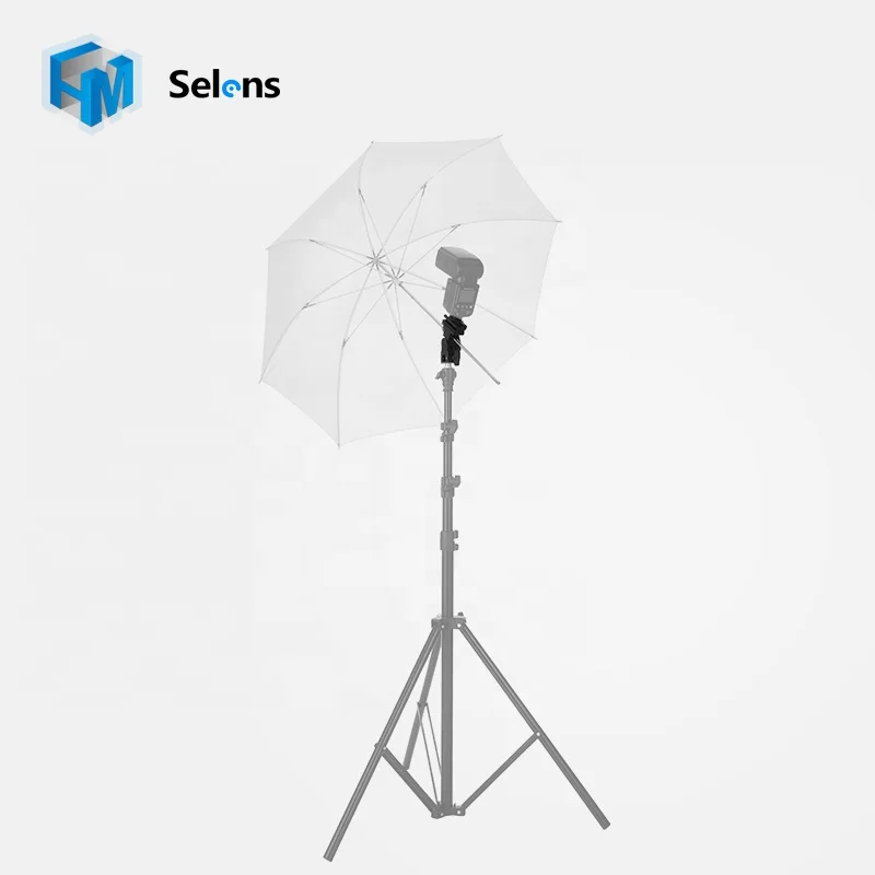Selens Flash Bracket B Shoe Umbrella Swivel Holder Light Stand
