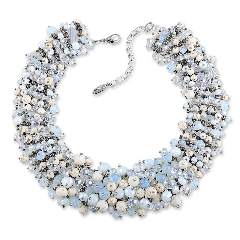 Luxualry Necklace Crystal Glass Bead Necklace Jewelry Women Necklace Wholesale
