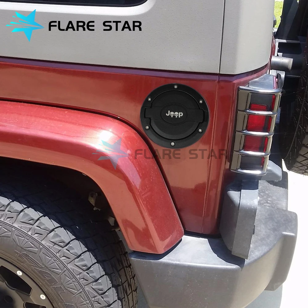 
Fuel Filler Door Cover, Latest Model Fuel Tanks for JK 07-16, CARAccessories 