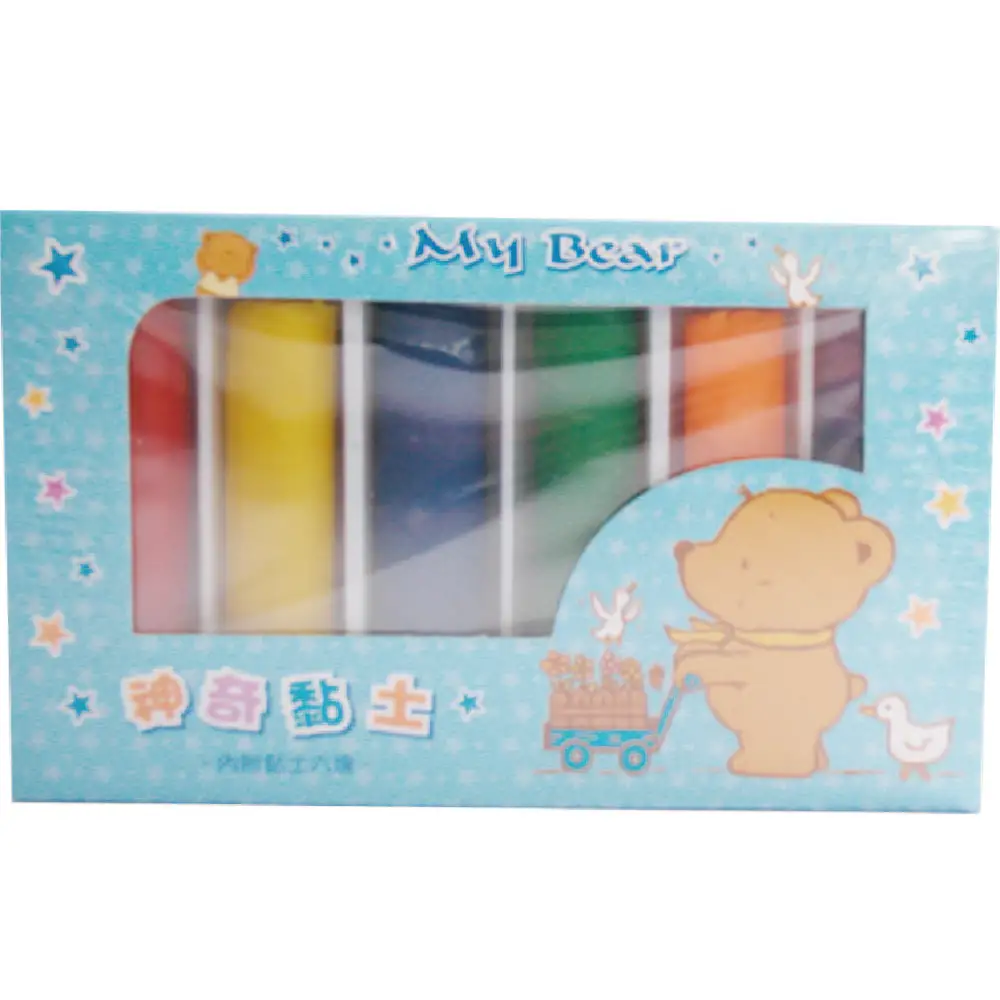 Plasticine Modeling Clay for Kids Toys Kids Dough Tools Toys 500 Set 12P/I 8I/C Customized 267*21*57mm 7B2133-60 CN;FUJ SOUNDY