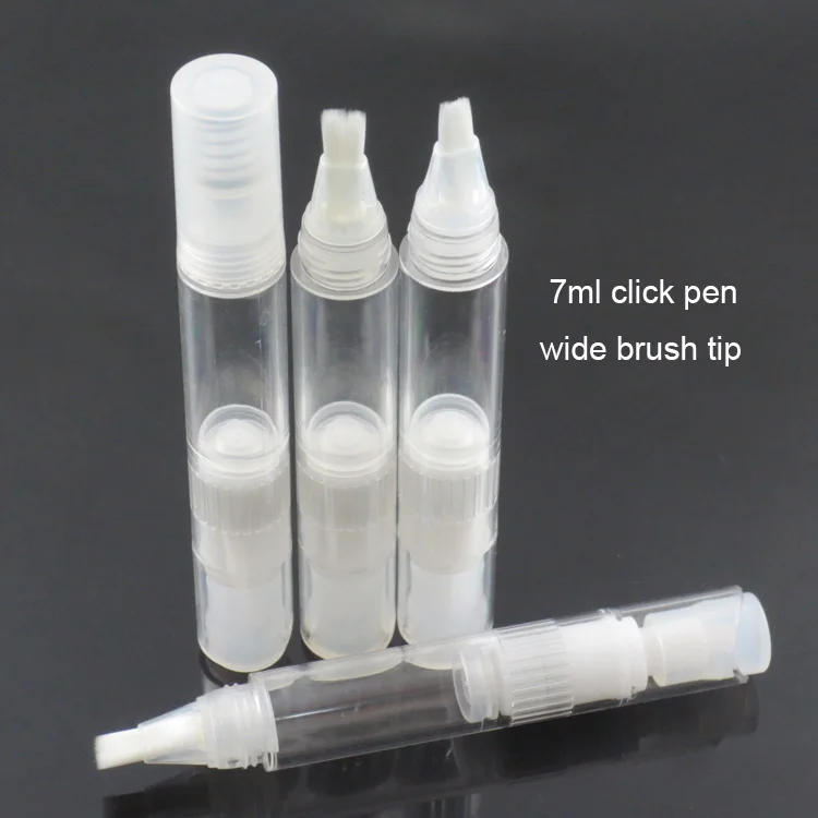 
Free shipping MOQ 500pcs TM-CP8209 7ml wide brush applicator click pen airtight cosmetic empty packing pen 