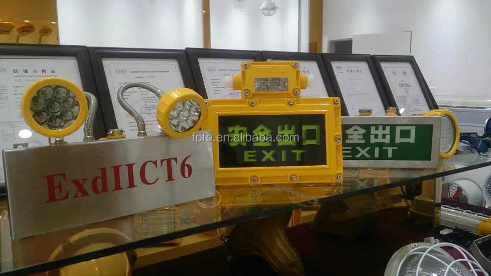 Hot seller explosion proof LED exit emergenty light indicator lamp