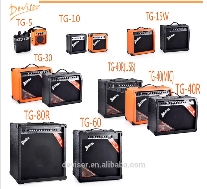 Hot sell 5W 10W 15W 20W 25W 30W 40W 60W 80W guitar amplifier