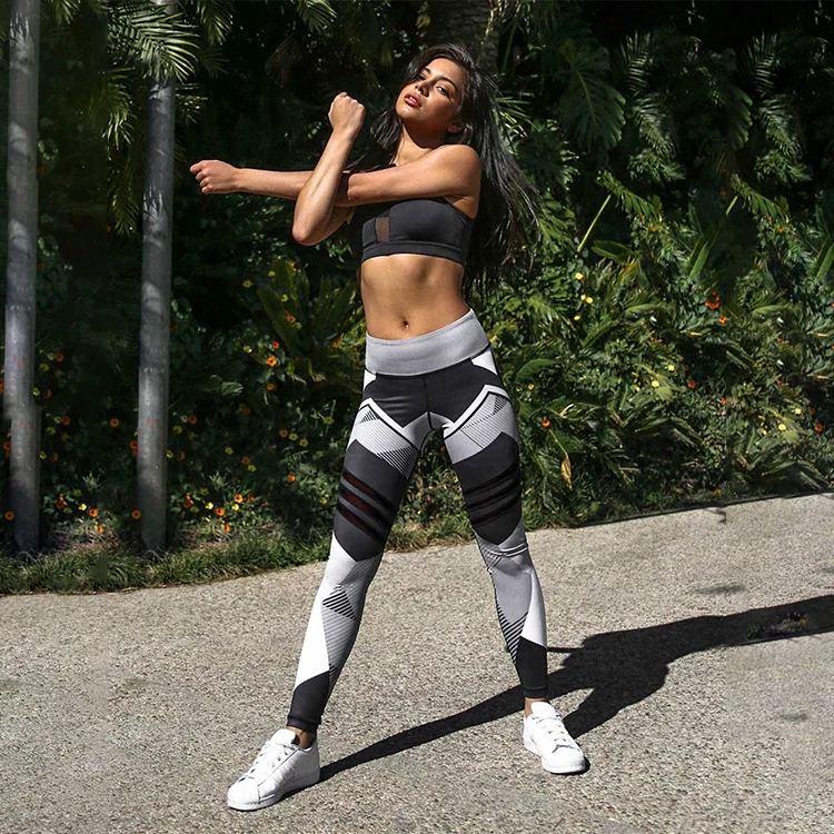 Hot New Products Women Sports Fitness Long Polyester Breathable Tight Yoga Pants