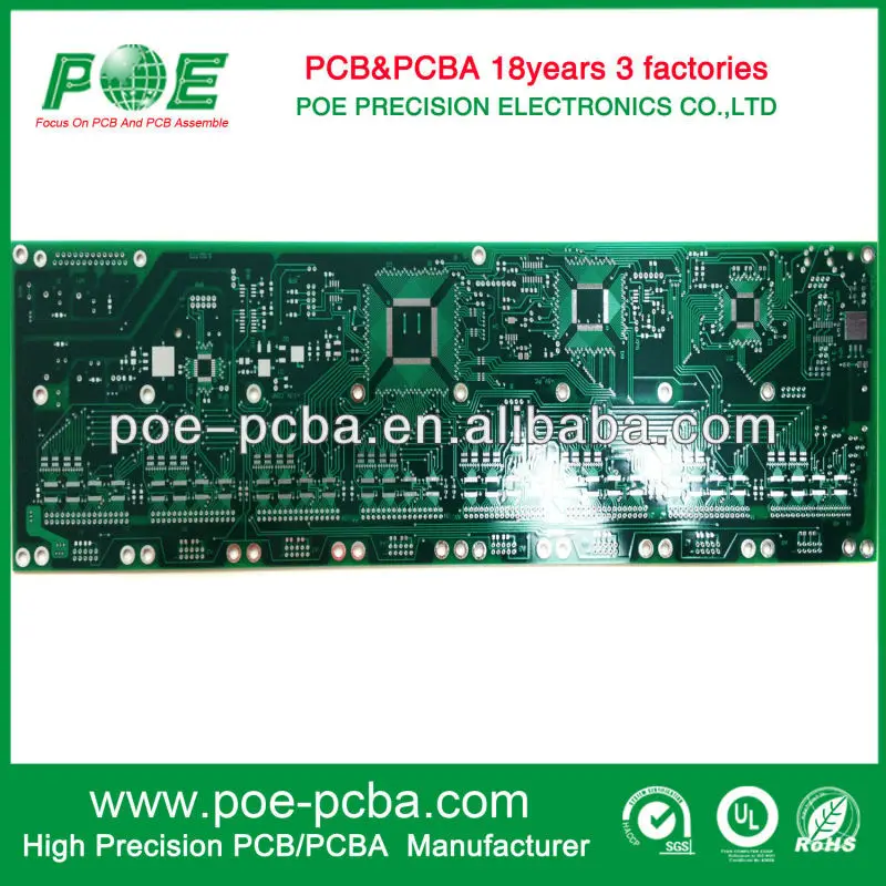4 слой промышленных управления ul 94v-0 pcb доски