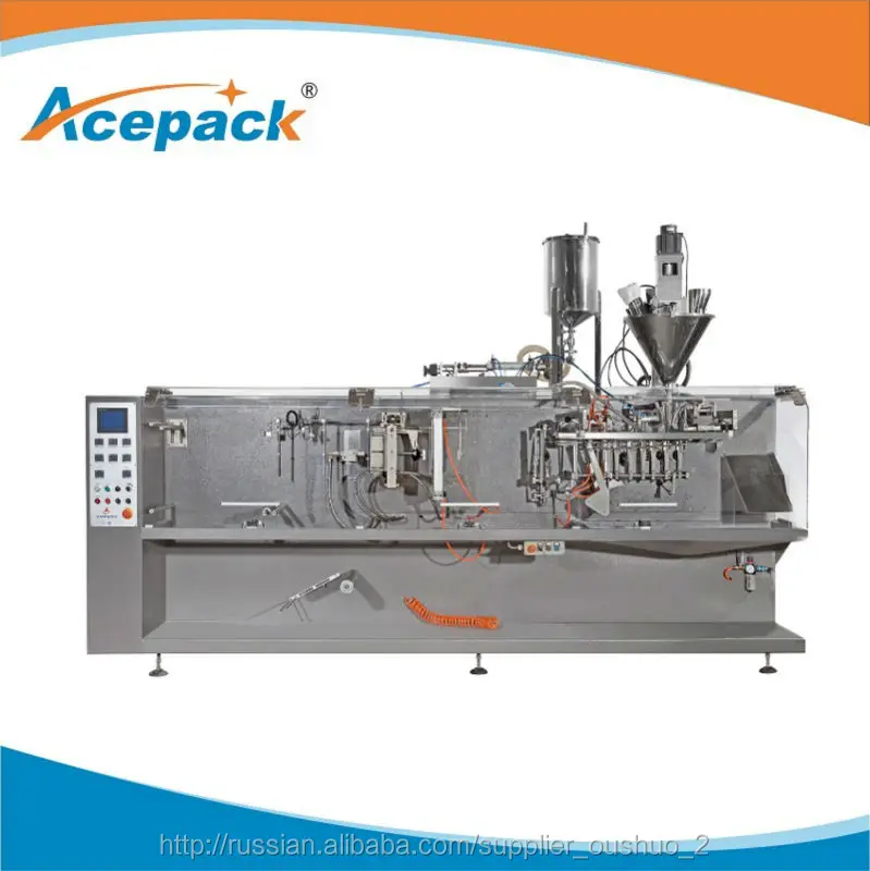 Acepack S-240T автоматическая упаковочная машина для пакетов .три и четыре стороны упаковка(два пакеты вместе)