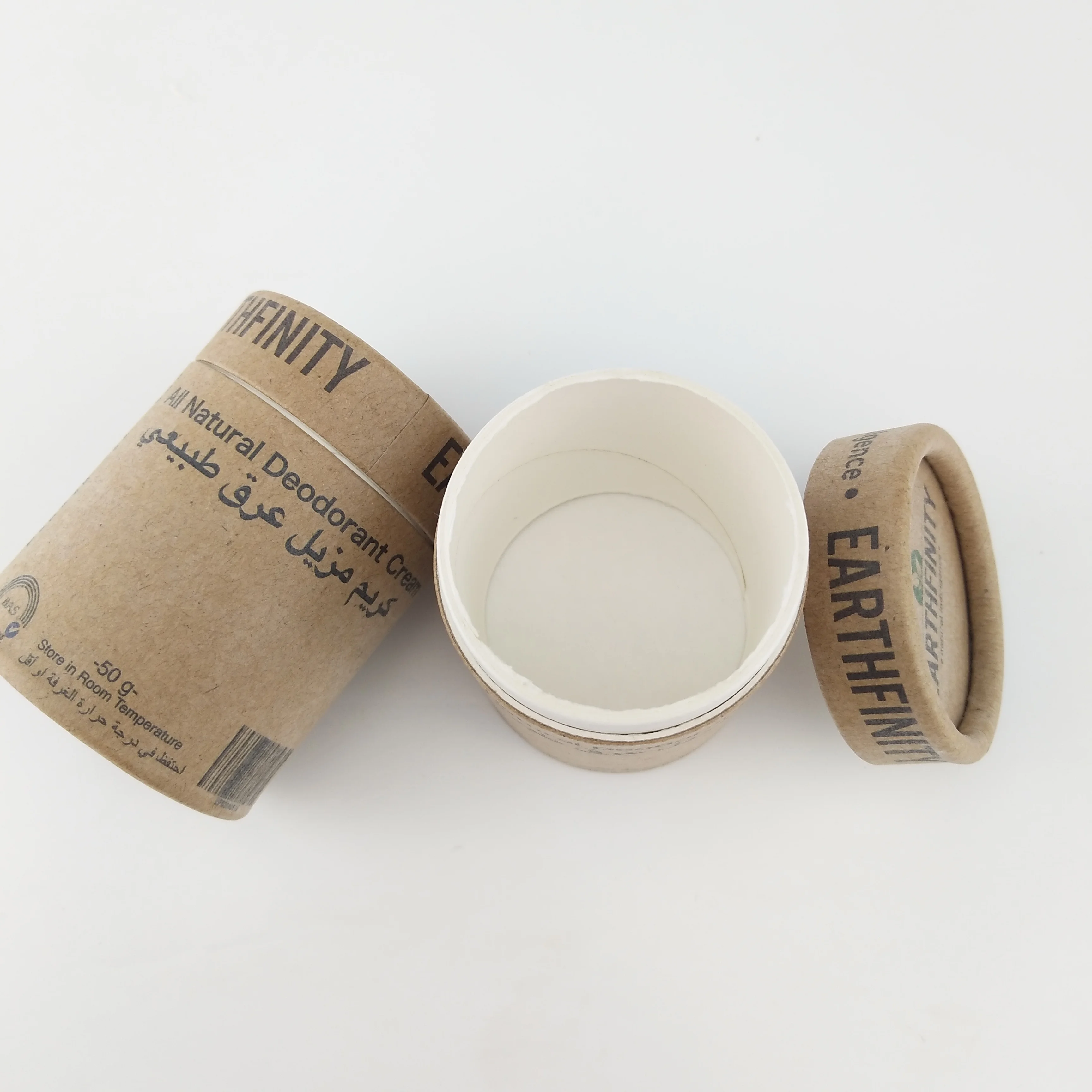 Экологичный Тюбик из крафт-бумаги с эффектом пуш-ап для бальзама для губ