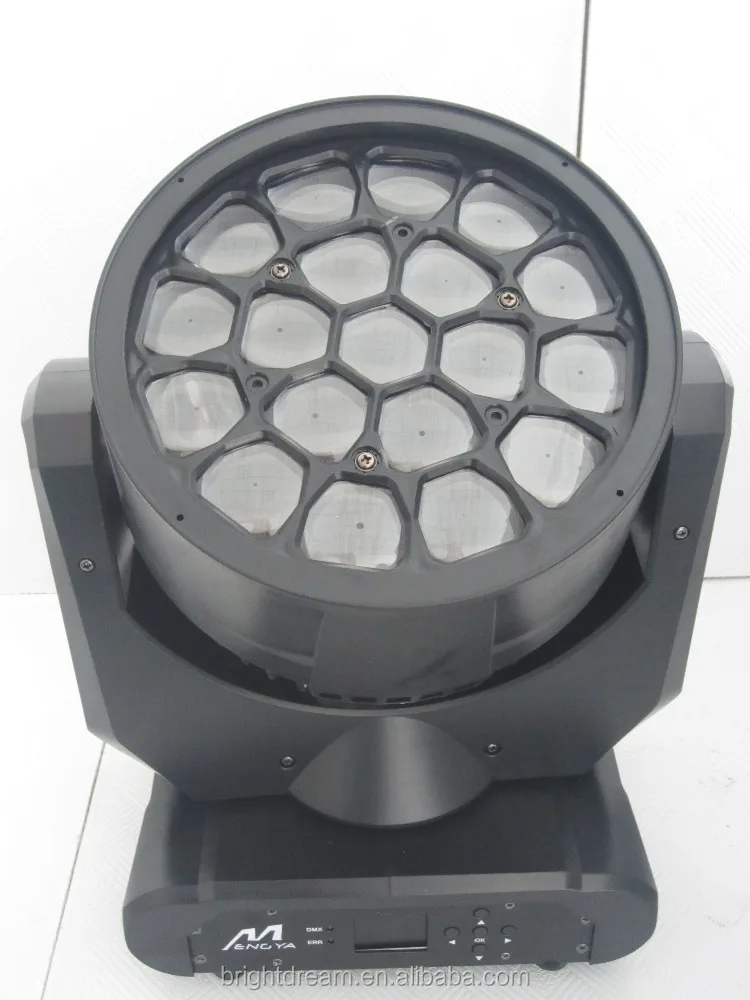 Высокое яркое 19 шт. * 15 Вт 4in1 led b глаз освещение луча moving головной