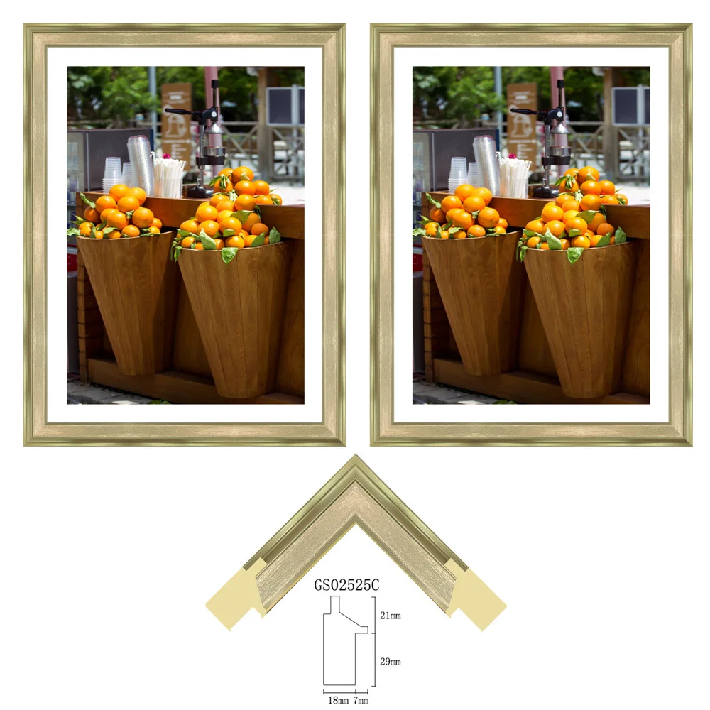 Hualun Big Factory Wholesale Cheap 3D PS Plastic Decorative Photo Frame Mouldings Online Shopping
