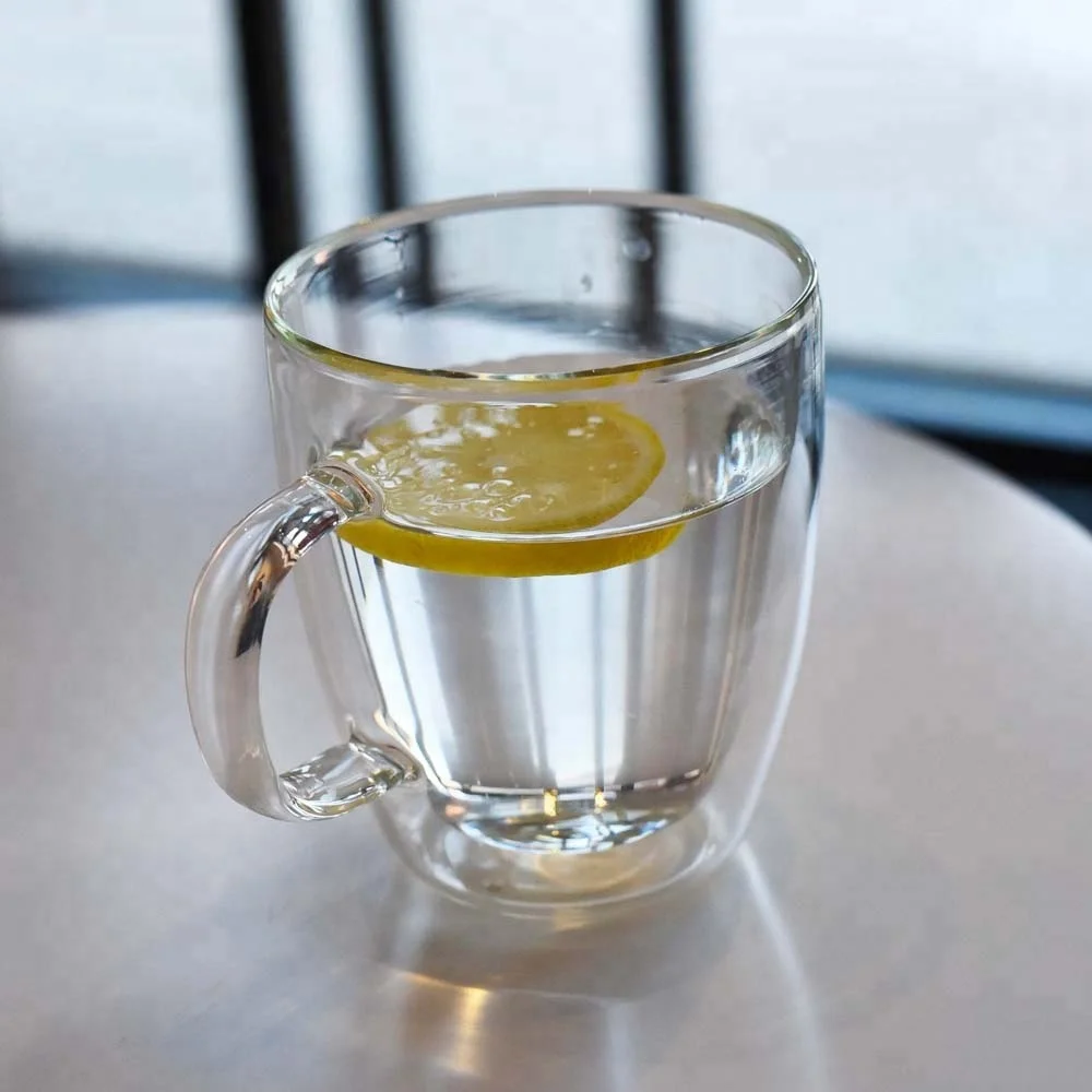 Double Wall Tea Wine Coffee Glass Mug ,coffee Double Wall Glass Cup