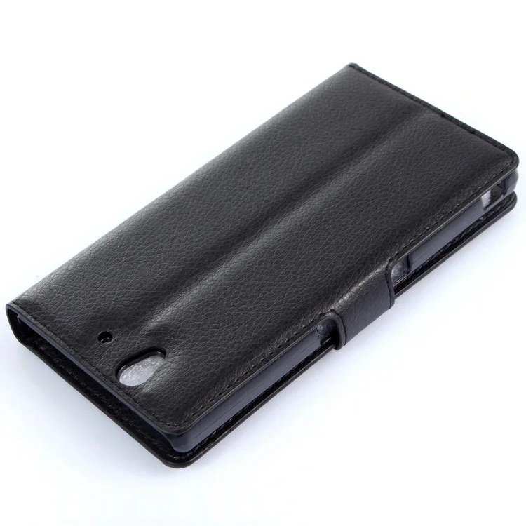 
Business Design PU Leather Flip Case With Card Slot Wallet Cover For Sony Xperia Z L36H 