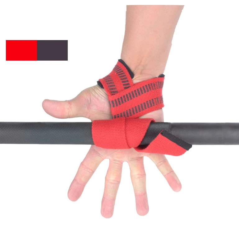 Weight lifting training Gym wrist straps/weight lifting strap with padding