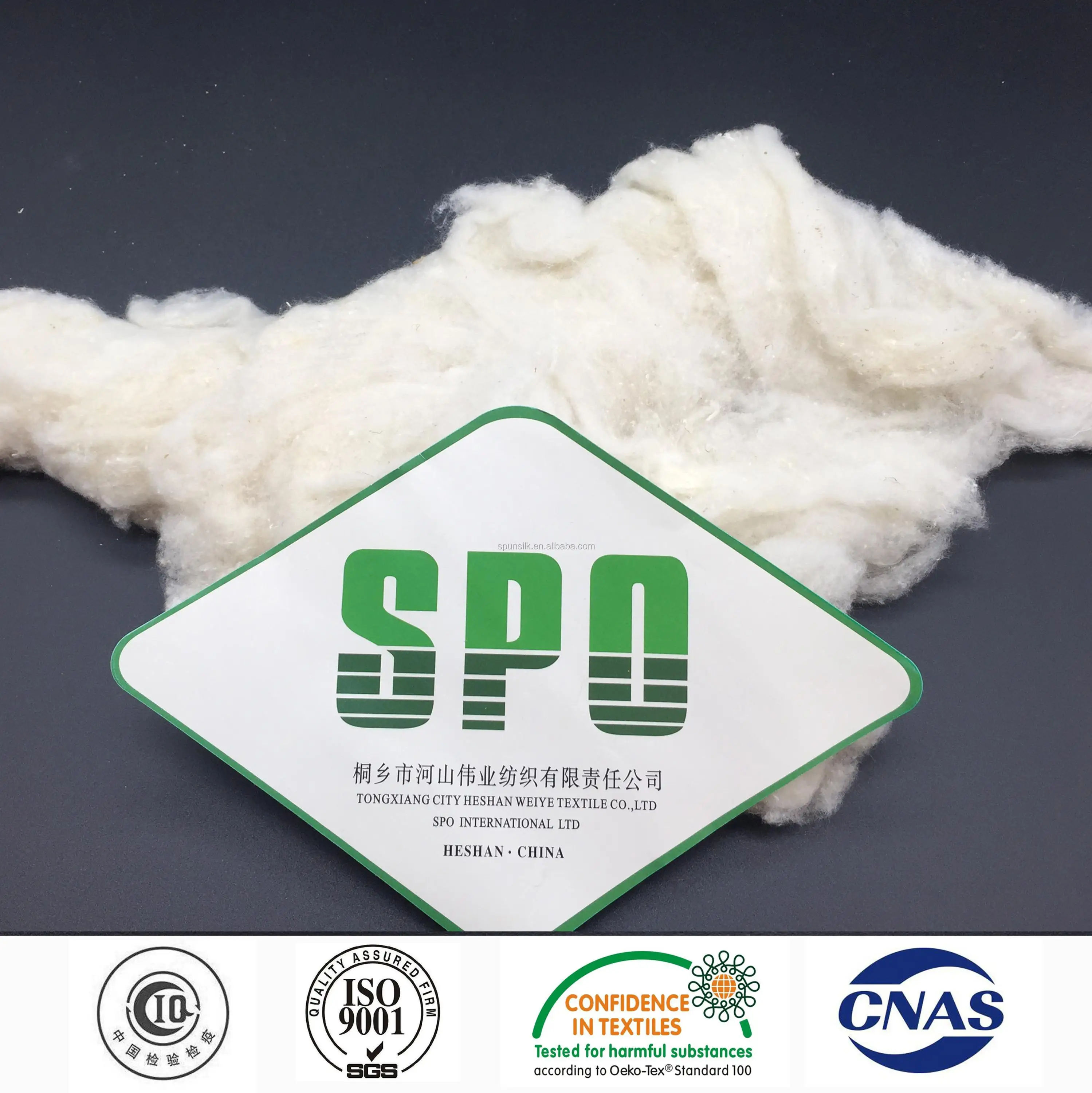Pure Silk Noil A From Silk Fiber For Filler,Short Fibers Free Samples