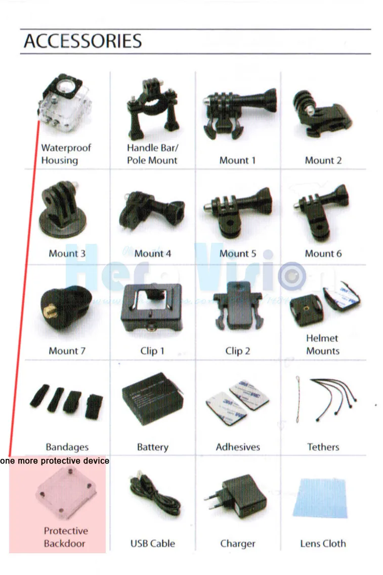 Go Pro WiFi Action Camera Style+ Battery + Charger 1080p Full HD Waterproof