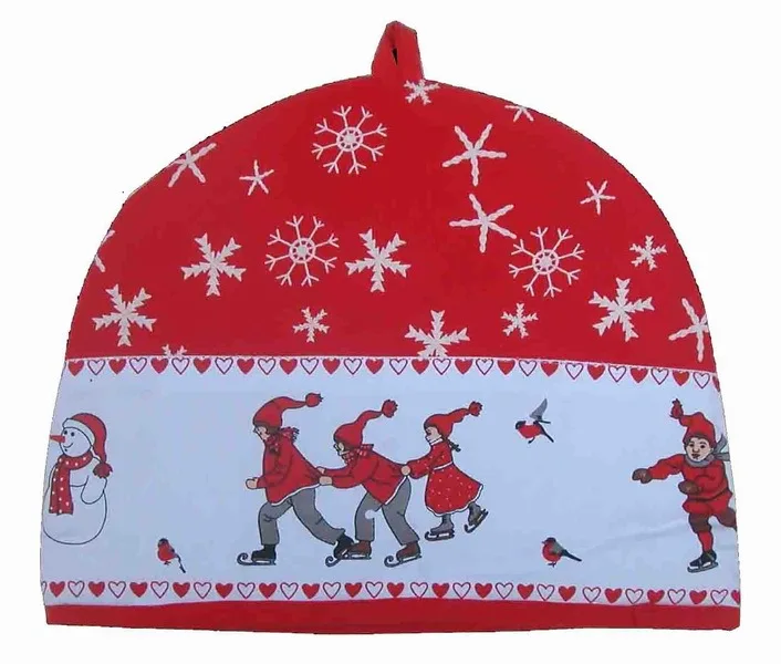 Уютный хлопковый чай с рождественским принтом