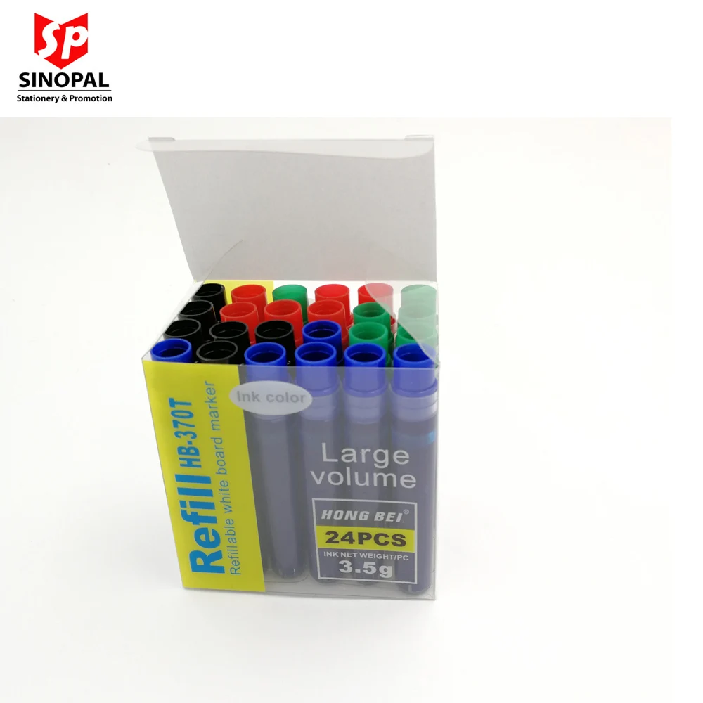 Factory sell 24 pieces pack replace Ink bottle ink cartridge for markers