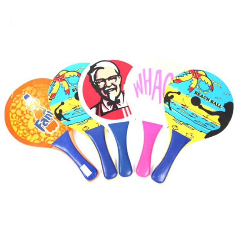 
OEM Wooden Beach Bat And Ball Set Toys Equipment Wood Beach Tennis Racket with Ball 