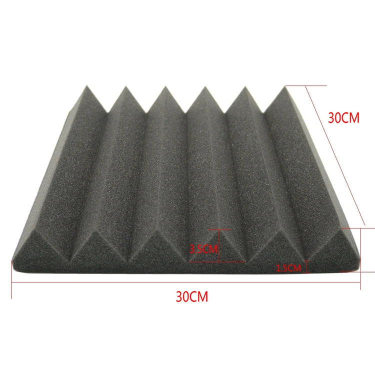 Colored  Blue Acoustic Wedge Soundproofing Studio Foam Acoustic sponge