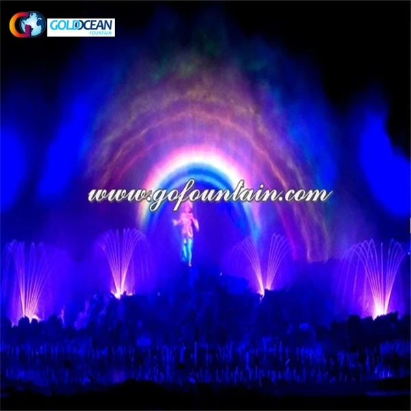 FREE DESIGN Chinese Manufacturer Exterior Water Screen Movie Laser Projector Show