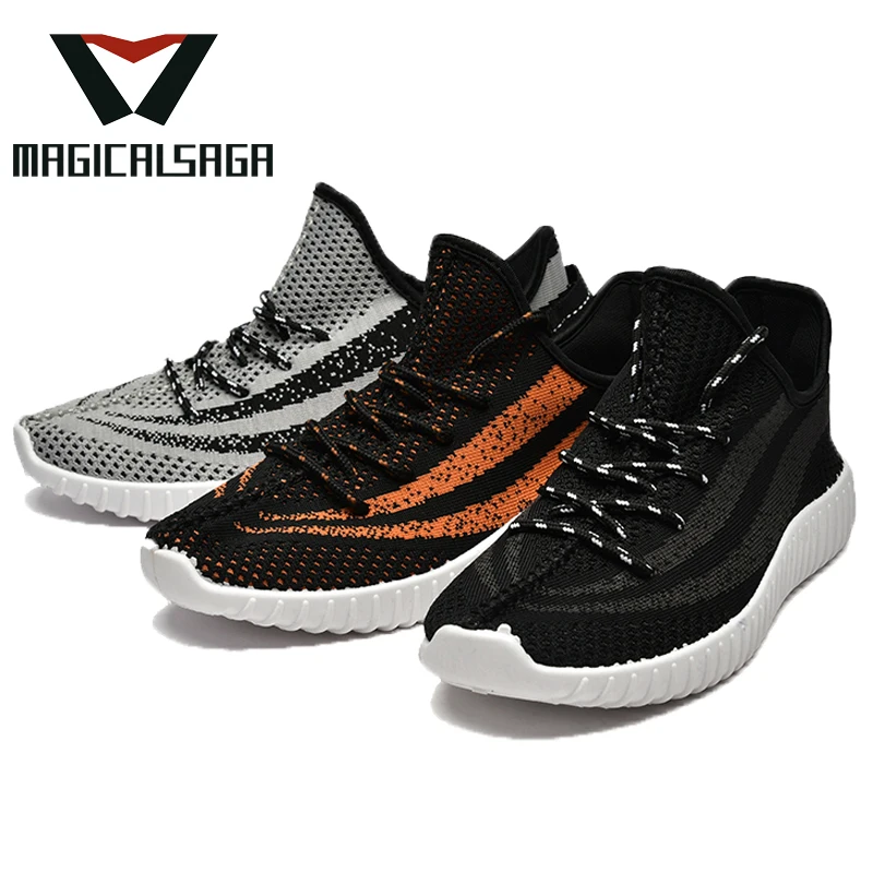 2018 Fashion sport shoe making half finished flyknit upper raw material