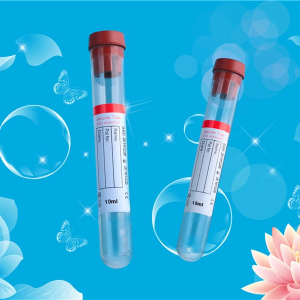 
empty blood collection tube 