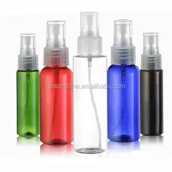 Empty 30ml 1oz 50ml 60ml 100ml 120ml 150ml 180ml round shape clear amber red black green PET plastic facial spray bottle