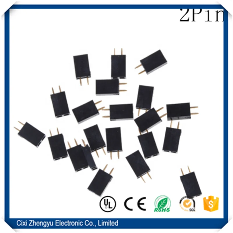 2.54mm Female Single Row Pin Header Strip PCB Connector 2/3/4/5/6/7/8/9/10/11/12/13/14/15/16/20/40 Pin